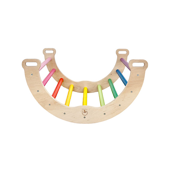 Small Rainbow Bridge with 2-in-1 slide, rainbow color